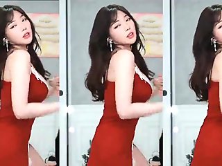 Jeehyeoun sexy dance in red dress